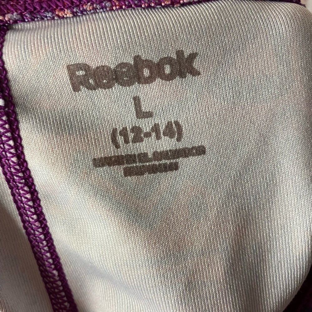 Reebok Compression Shorts Girls Youth Size Large 12/14 Multicolored Gymnastics - Picture 6 of 6